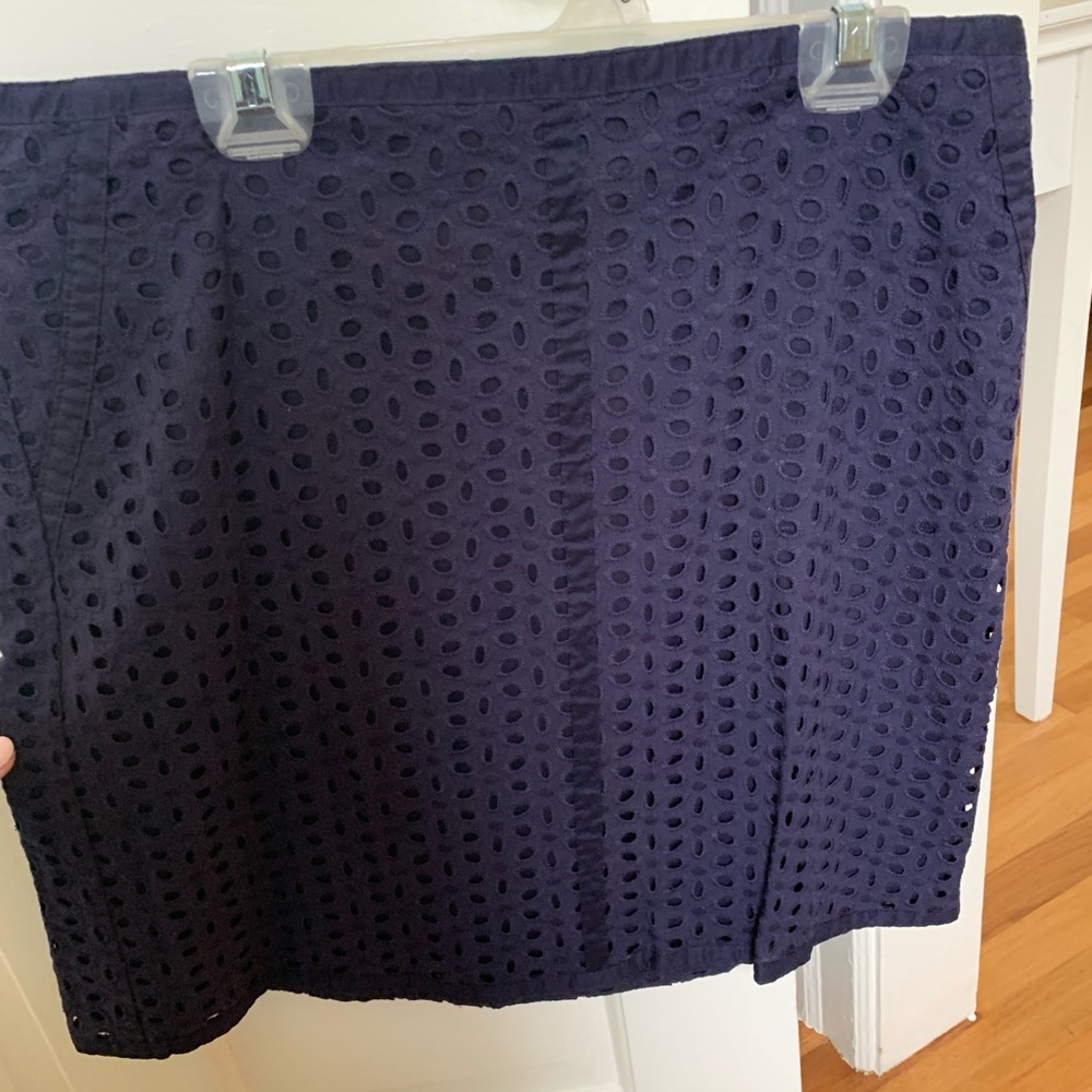 Loft navy blue skirt brand new!!
